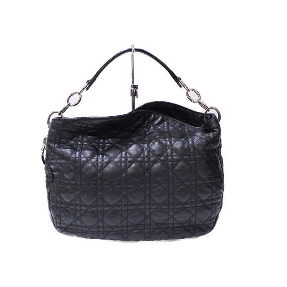 0 Handbags - Cannage Bag Black Leather
